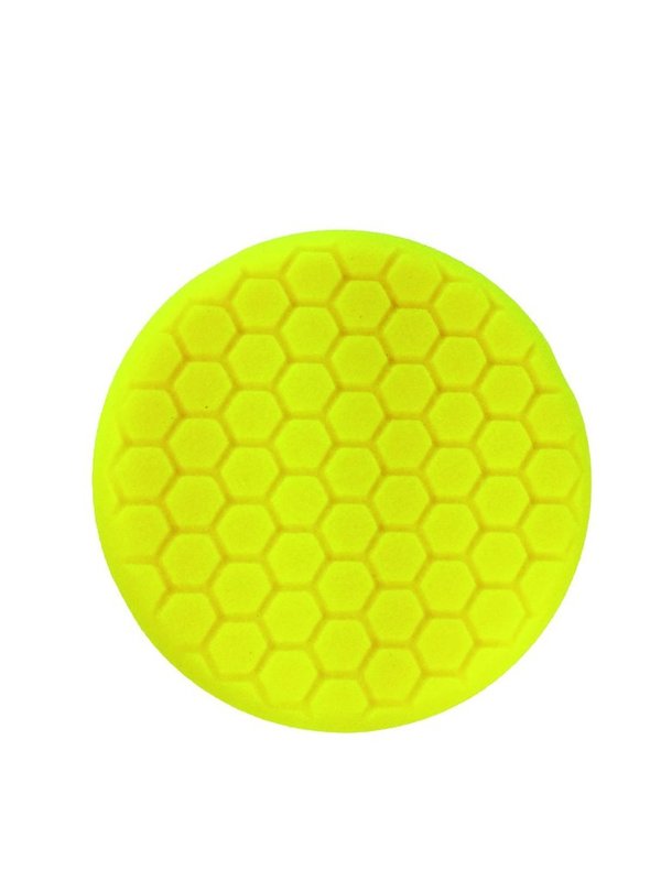 KOVAX gelber Hexagon Polierschwamm  hart  Ø190mm oder Ø100mm